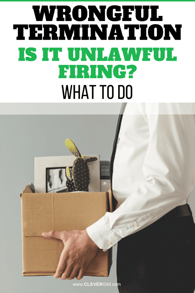 Wrongful Termination: Is It Unlawful Firing? What to Do [Examples]